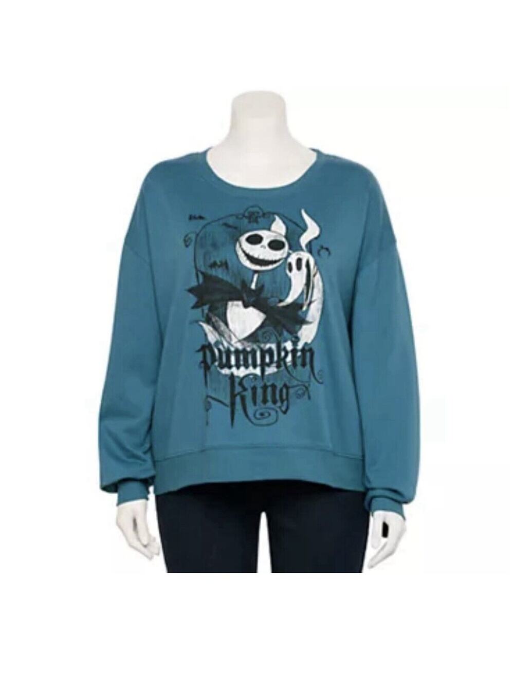 Disney's Nightmare Before Christmas Jack Zero Pumpkin King Sweatshirt Size 2X